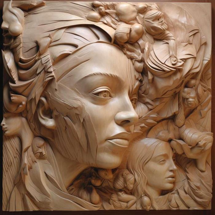 نموذج ثلاثي الأبعاد لآلة CNC 3D Art 